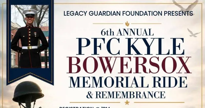 6th Annual PFC Bowersox Memorial Ride & Remembrance cover image