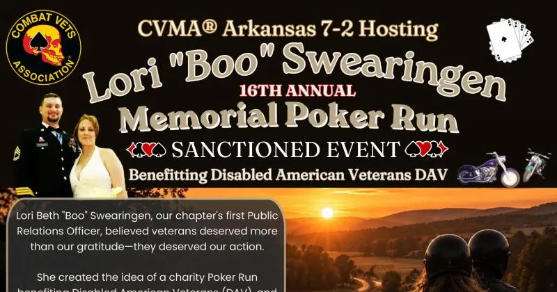 16th Annual Lori 'Boo' Swearingen Memorial Poker Run cover image