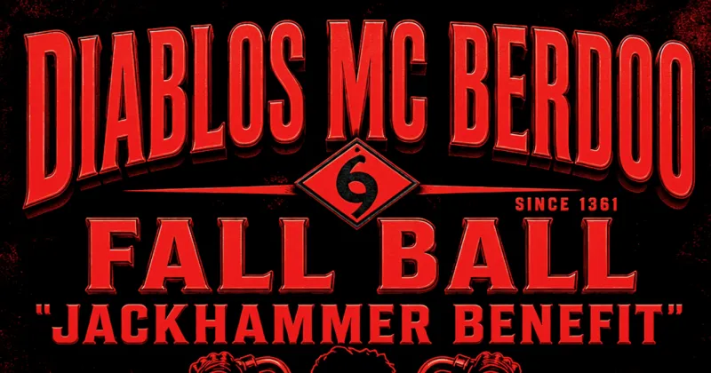 FALL BALL - Jackhammer Benefit - DIABLOS MC BERDOO cover image