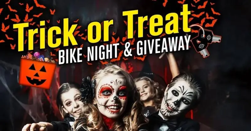 Trick or Treat Bike Night & Live Giveaway cover image