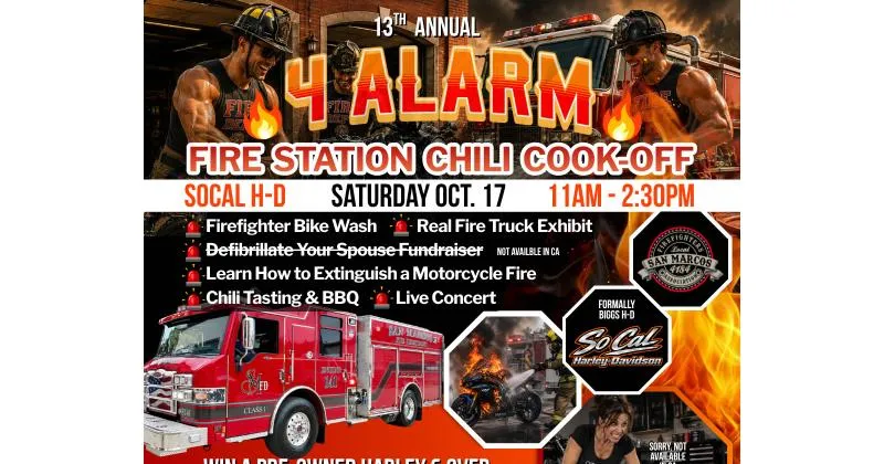 13th Annual 4 Alarm Fire Station Chili Cook-Off cover image