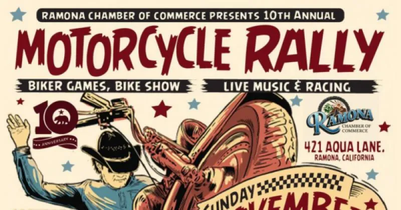 Ramona Motorcycle Rally - 2026 Bike Show & Rally cover image
