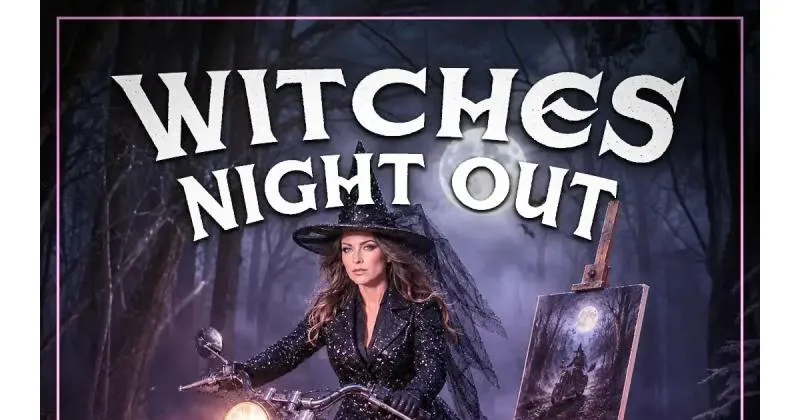 Witches Night Out Paint & Sip Party at Volcano Harley cover image