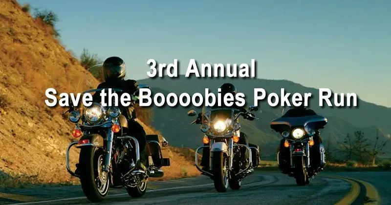 3rd Annual Save the Boooobies Poker Run 2026 cover image