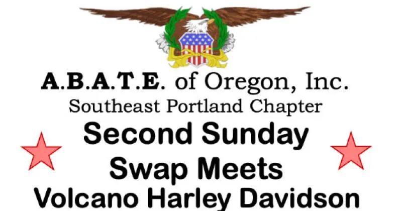 ABATE 2nd Sunday Swap Meet - October cover image