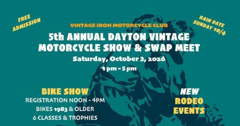 5th annual VIMC Vintage Bike Show cover image