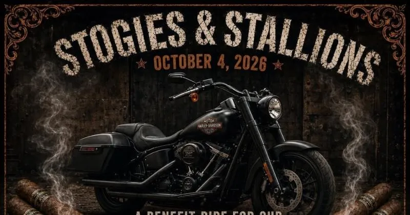 SITREP Foundation Stogies & Stallions Benefit Ride cover image