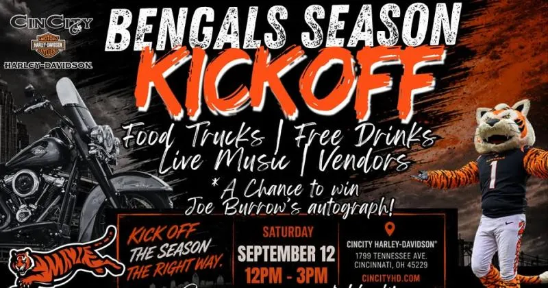 Bengals Season Kickoff at CinCity Harley-Davidson cover image