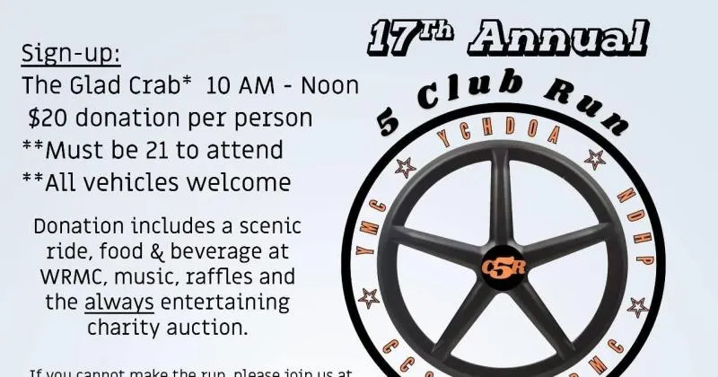 5 Club Run - Poker Run cover image