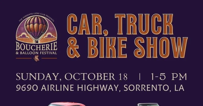 Boucherie Festival Car, Truck & Bike Show cover image