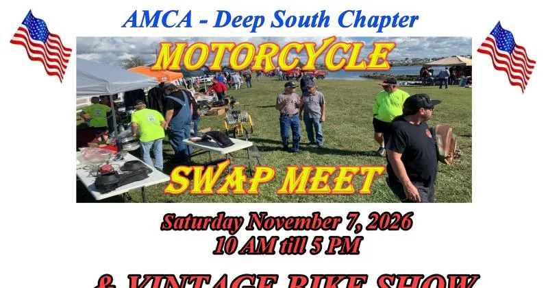 AMCA Deep South Chapter 76 Swap Meet & Vintage Bike Show cover image