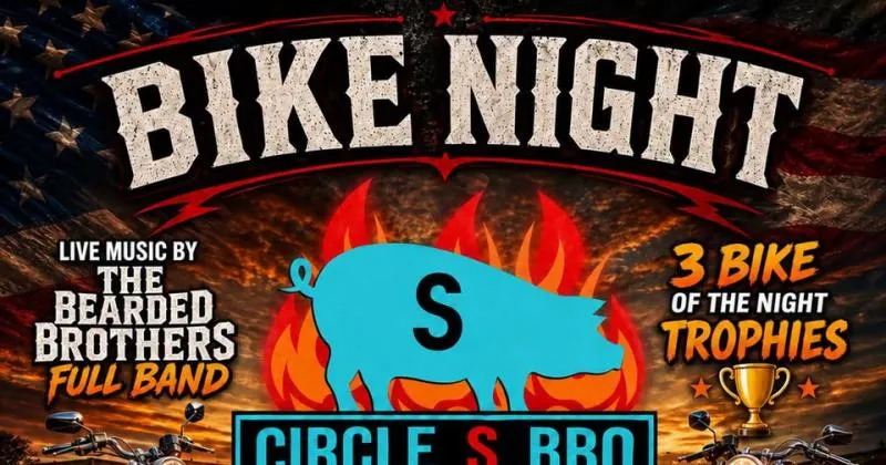 Harley-Davidson of NPR Bike Night at Circle S BBQ cover image