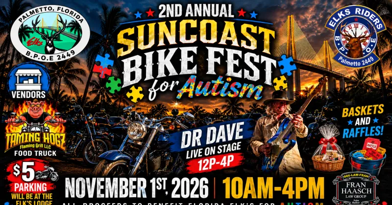 SUNCOAST BIKE FEST NOVEMBER 1ST 2026 cover image