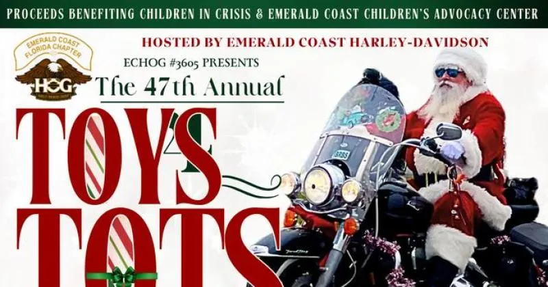 Toys 4 Tots Ride on the Emerald Coast cover image