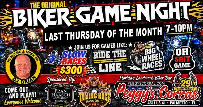 Peggy's Corral November Bike Night cover image