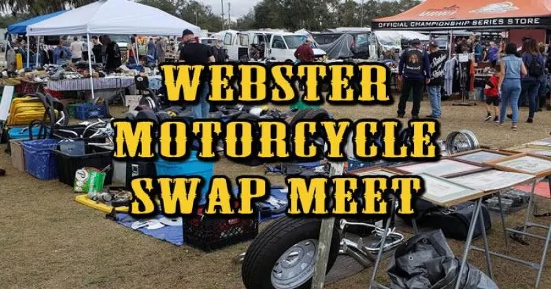 Webster Motorcycle Swap Meet - December cover image