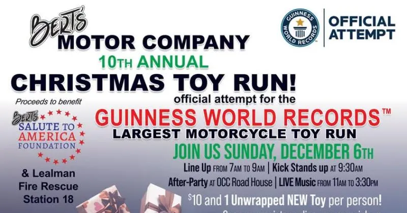 Bert's 10th Annual Toy Run cover image