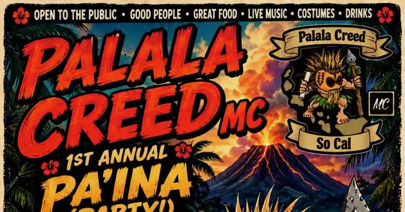 Palala Creed MC Pa’ina Party at Biggs Harley-Davidson cover image