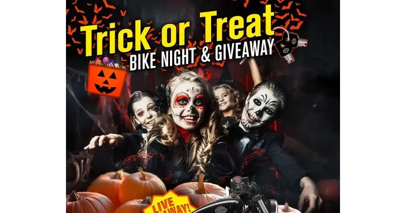 Trick or Treat Bike Night + Bike Giveaway cover image