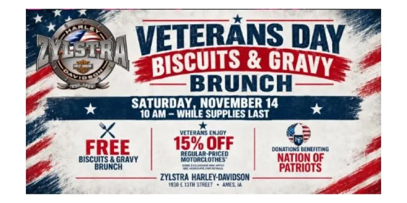 Veterans Day Biscuits & Gravy Brunch cover image