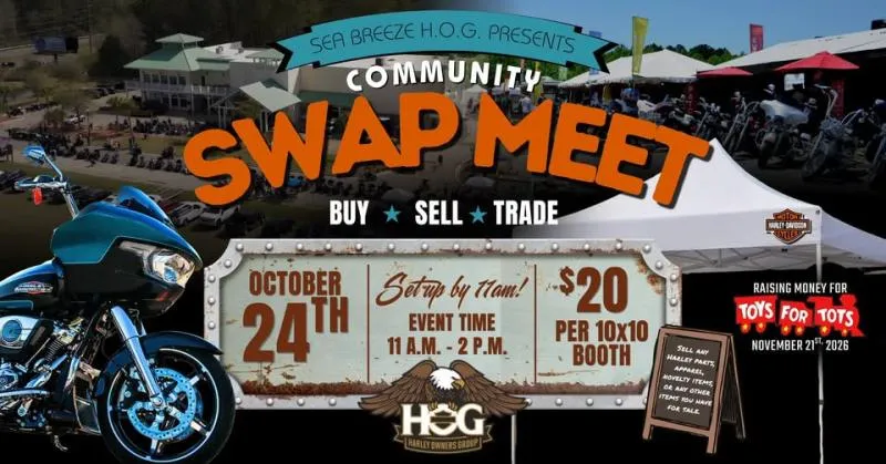 Community Swap Meet at Sea Breeze H-D&reg; cover image