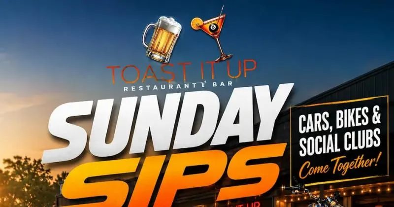 Sunday Sips at Toast It Up cover image