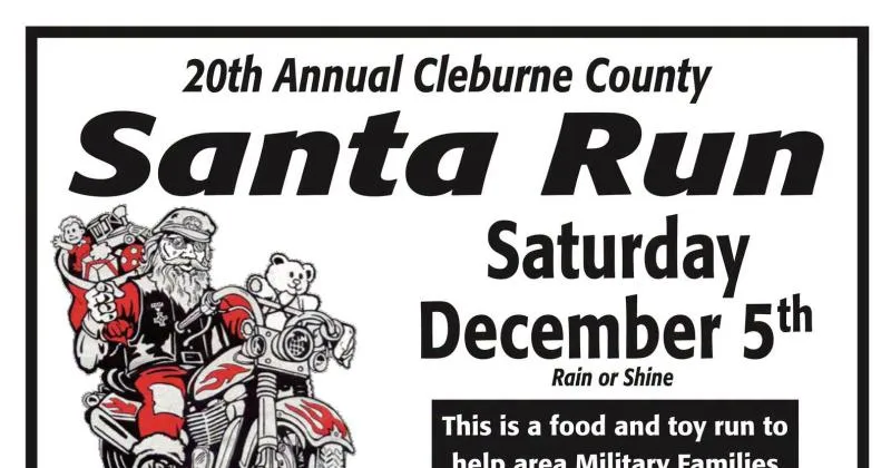 20th Annual Cleburne County Santa Run cover image