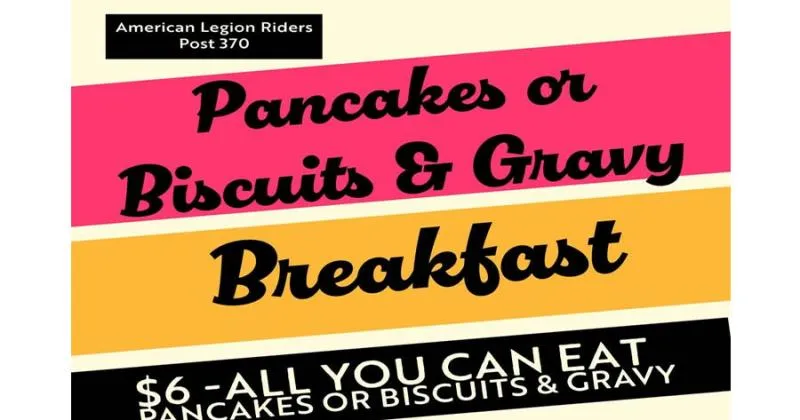 2026 American Legion Riders 4th Sunday Breakfast - October cover image