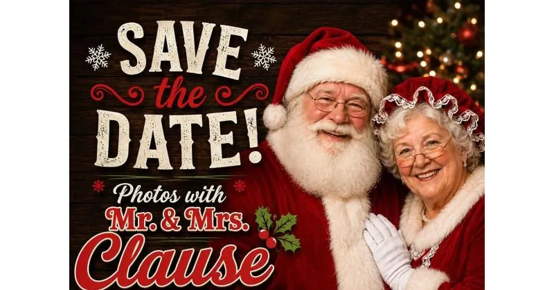 Photos with Mr. & Mrs. Clause cover image
