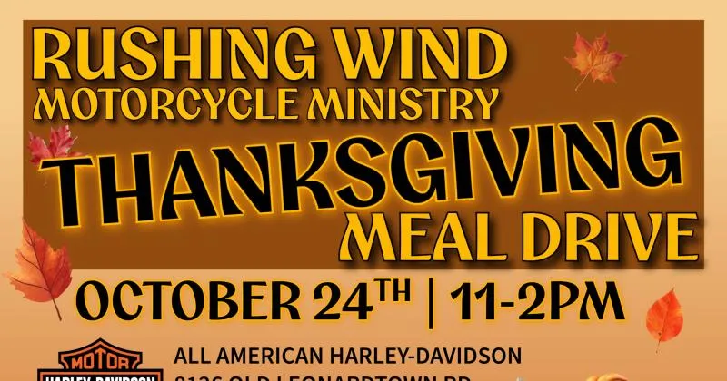 Rushing Wind MM Thanksgiving Meal Drive cover image