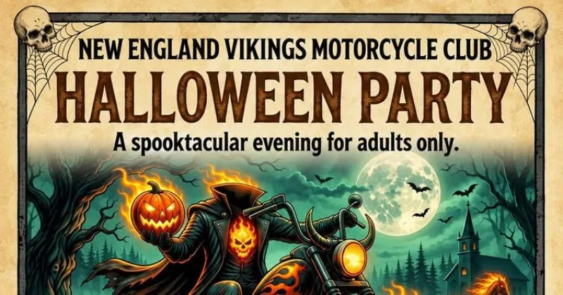 New England Vikings Motorcycle Club HALLOWEEN PARTY 2026 cover image
