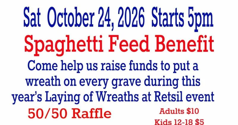 Laying of the Wreaths at Retsil Spaghetti Feed Benefit cover image